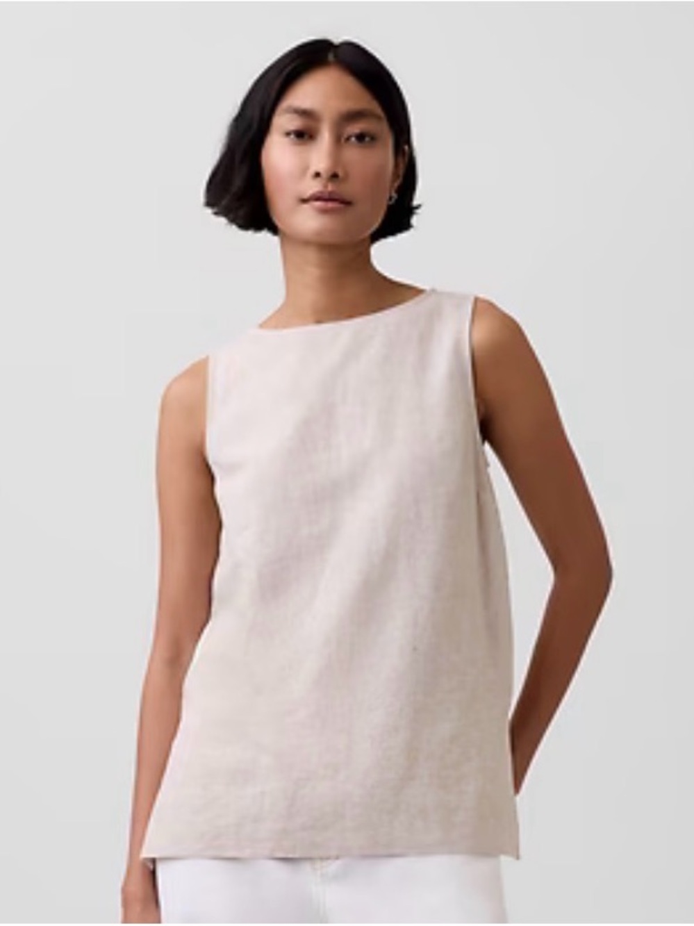 GAP Linen Blend Shell Top